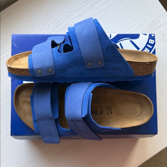 Birkenstock Ultra Blue Two-Strap Suede Sandals - Picture 4 of 6